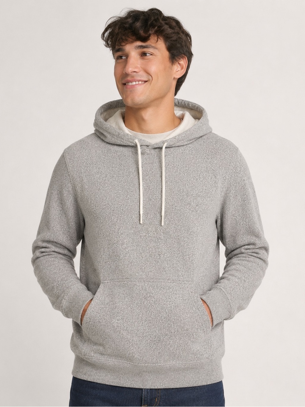 Goodfellow & Co Heather Gray Hooded Pullover